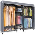 5 Tiers Heavy Duty Covered Wire Garment Rack T412258