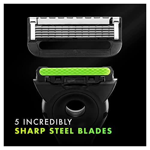 Men's Razor with Exfoliating Bar and Magnetic Stand D510512