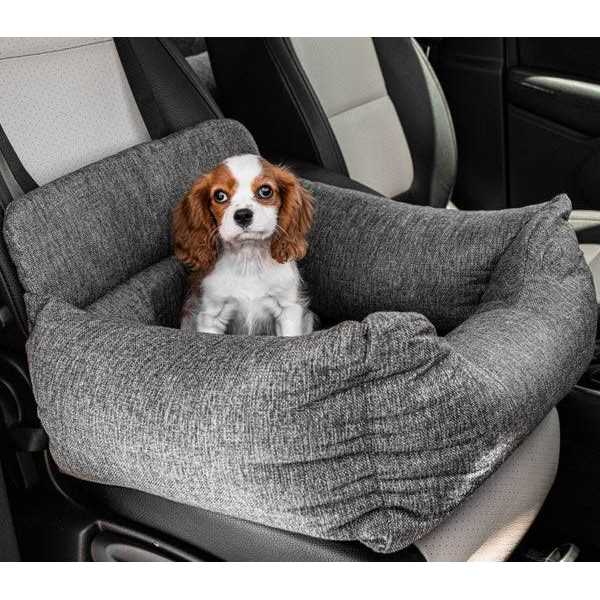 Memory Foam Dog Car Bed Gray Full Back Seat O83475