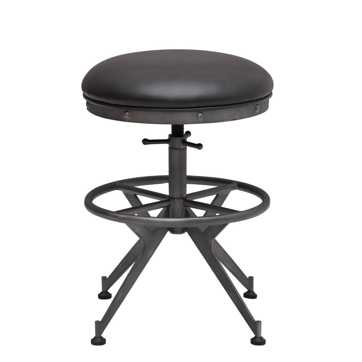Charcoal Brown Desk Stool I6449