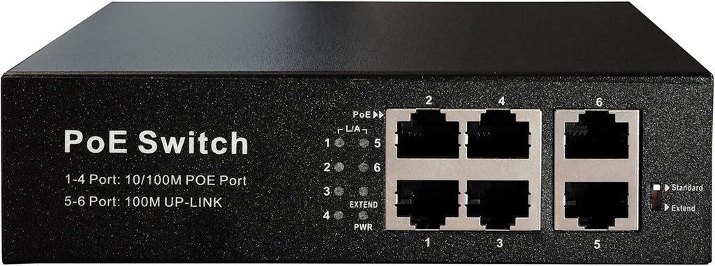 4 Port Gigabit PoE Switch Unmanaged V881240