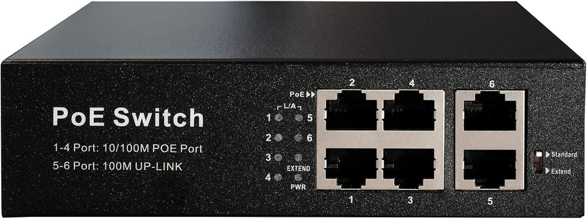4 Port Gigabit PoE Switch Unmanaged V881240