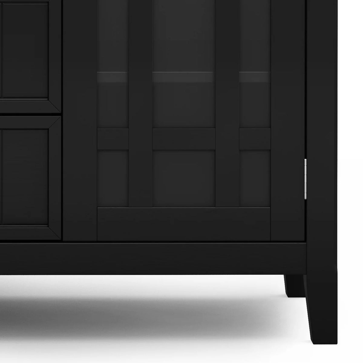 Black 53 inch Wide TV Media Stand W5512