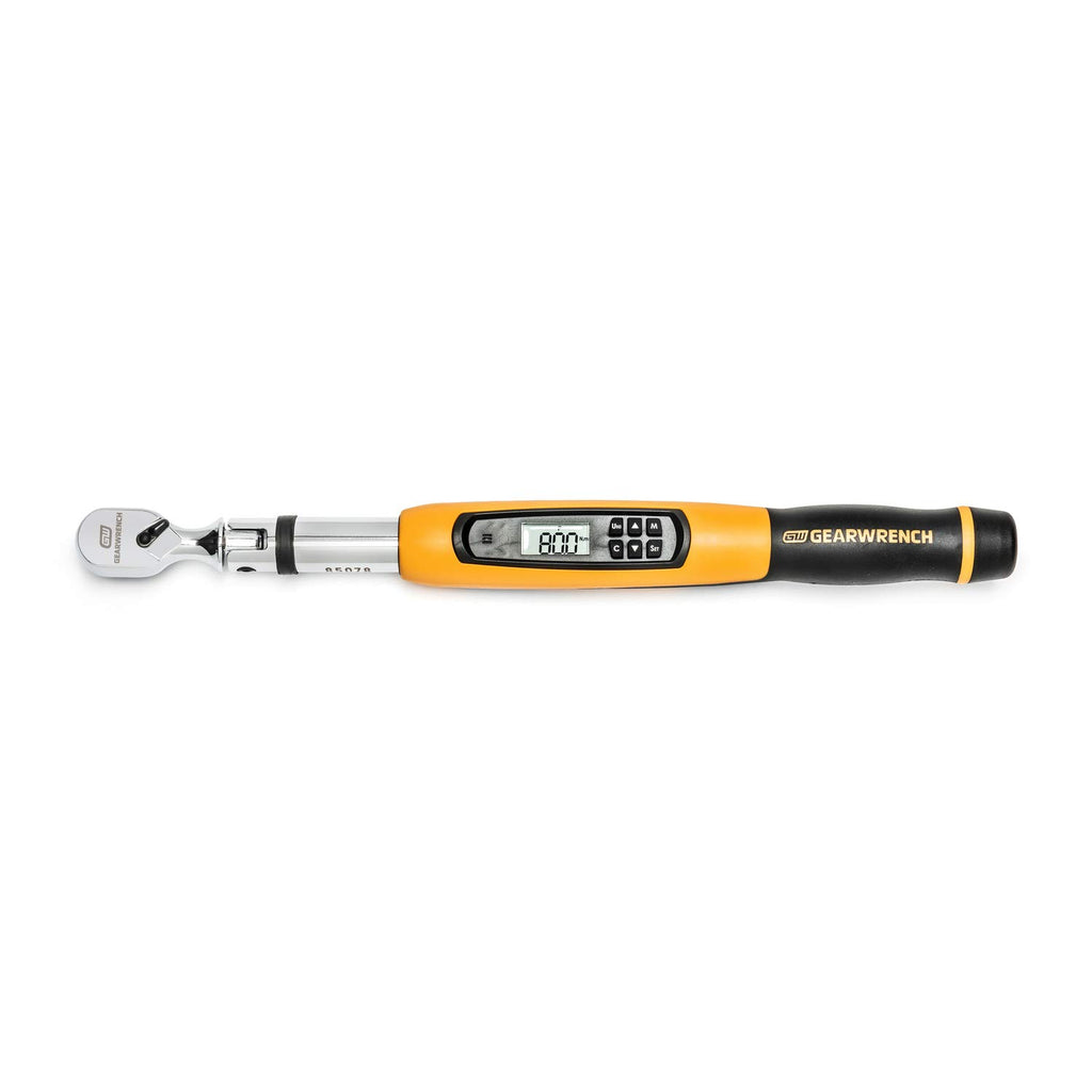 1/2" Flex Head Electronic Torque Wrench with Angle 25-250 ft/lbs. H76101