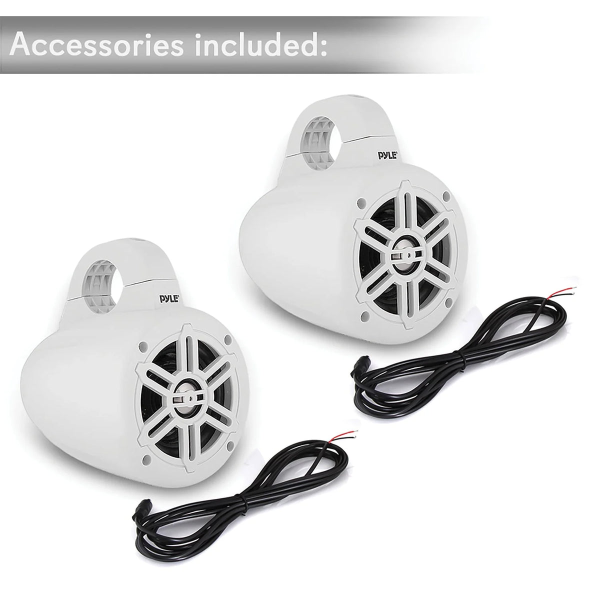 4-inch Waterproof Marine Wakeboard Tower Speakers B175