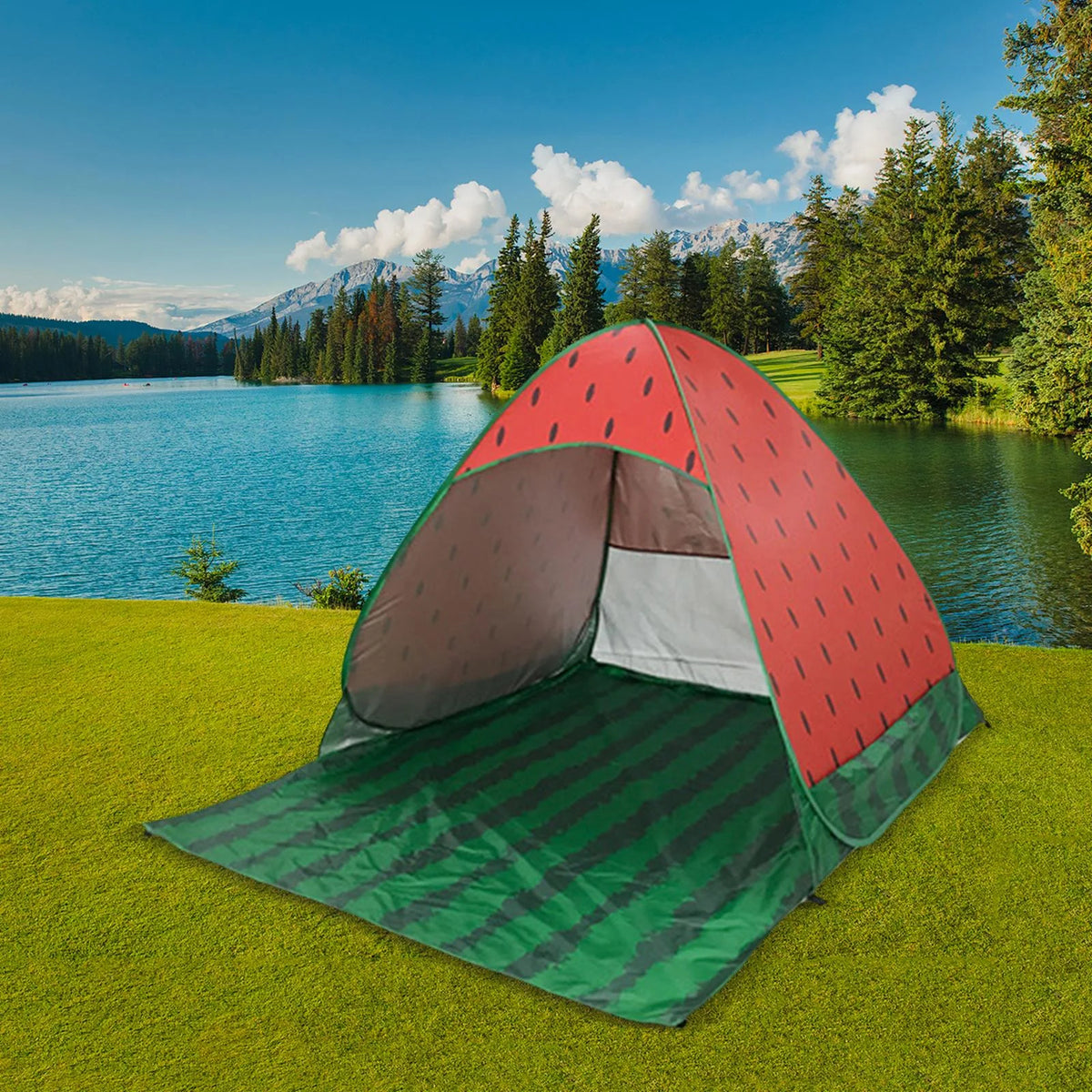 Red XL Beach Sun Protection Camping Tent G207