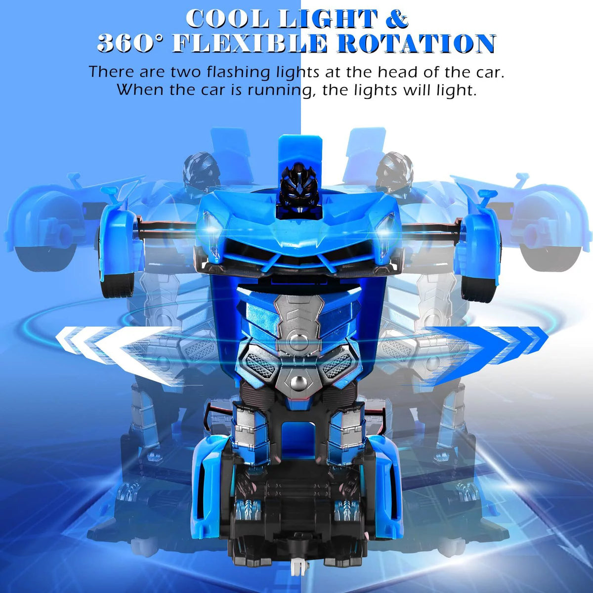 2-in-1 Transform Robot RC Racing Car, 1:18 Scale S8274