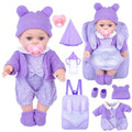 12 Inch Baby Doll Playset with Washable Dolls and Accessories I954177