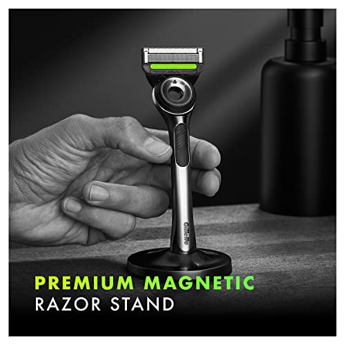 Men's Razor with Exfoliating Bar and Magnetic Stand D510512