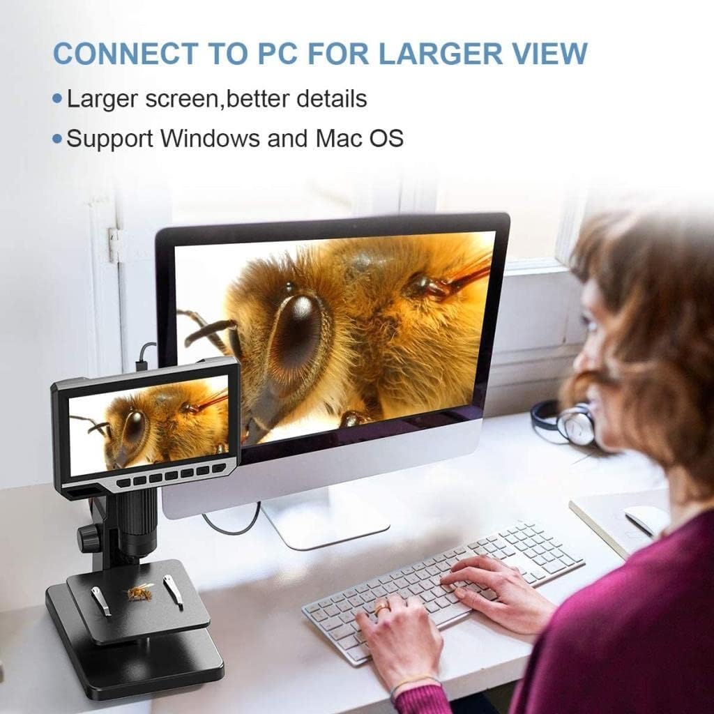 LCD Digital Microscope 2000X 12MP D7856