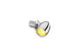 LED Indicators Bullet Chrome Clear Glass Silver Z945