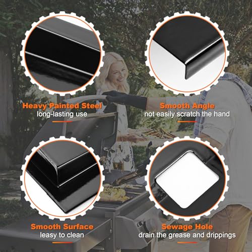 Grease Tray with Catch Pan and Foil Liner 10Pcs Aluminum Liner G70605