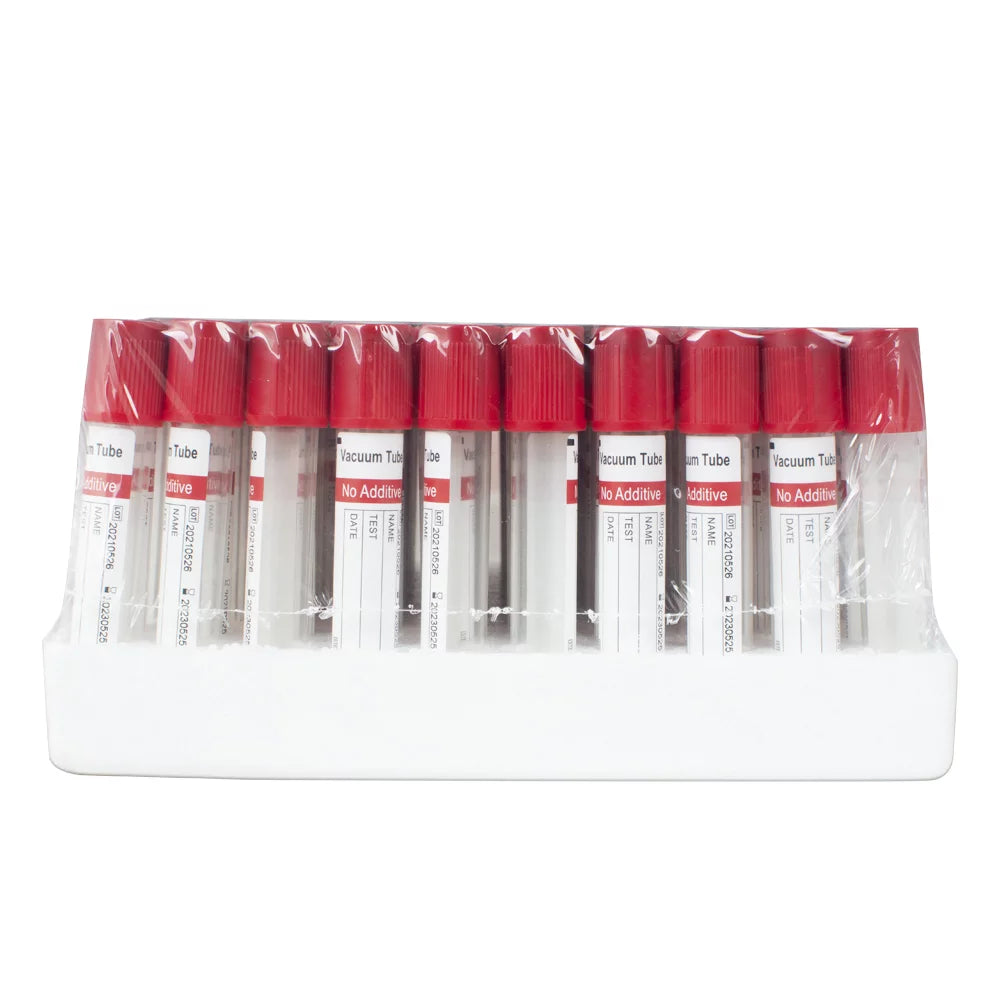 Glass Vacuum Blood Collection Tubes 12 x 75mm 5mL 100pcs W3348