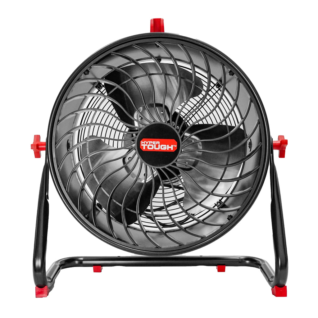 Black & Red 16 inch 2-Speed Turbo Drum Fan O212