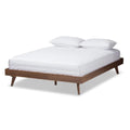 Walnut Brown Solid Wood Bed Frame E42365