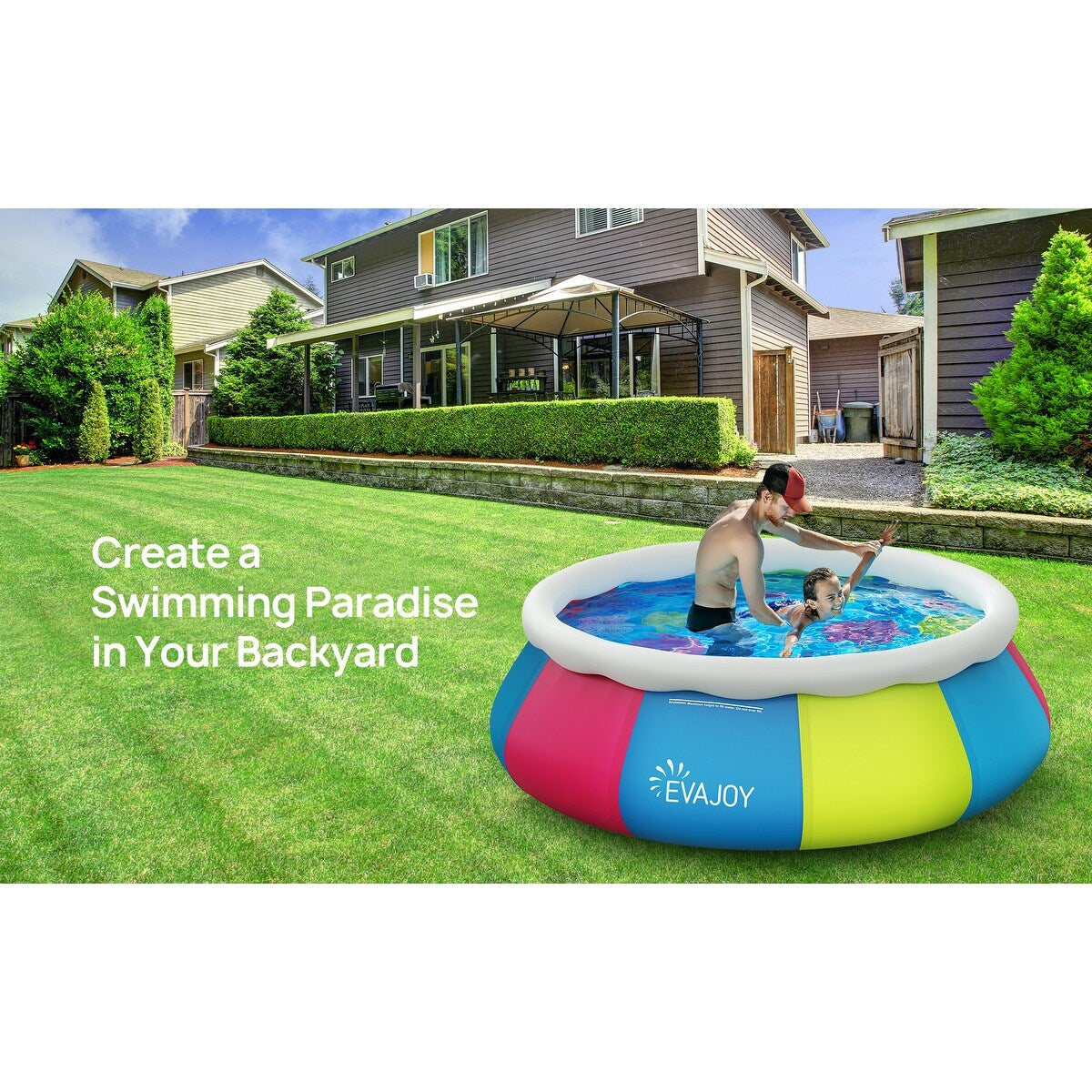 Inflatable Top Ring Swimming Pool M9408