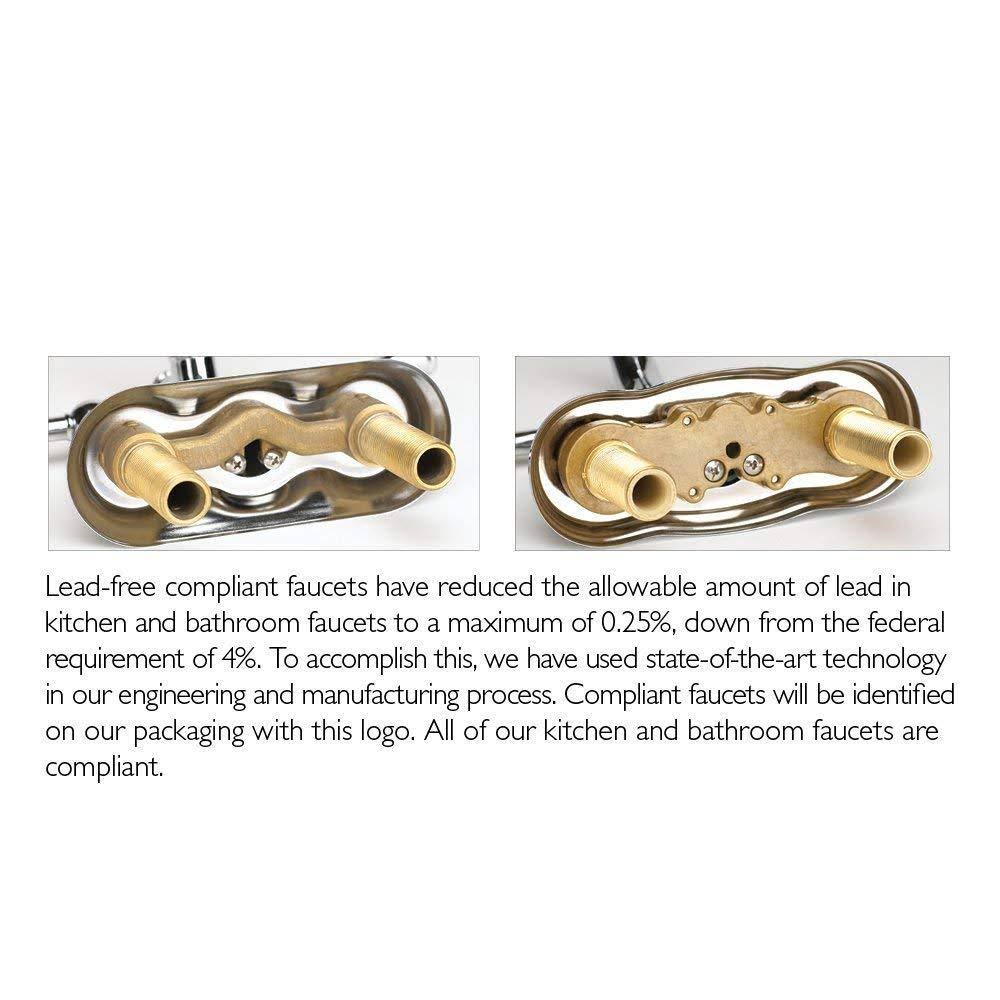 Satin Nickel Kitchen Faucet with Sprayer Q7559