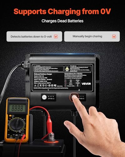 5A 12V IP68 Waterproof Onboard Marine Battery Charger U325942
