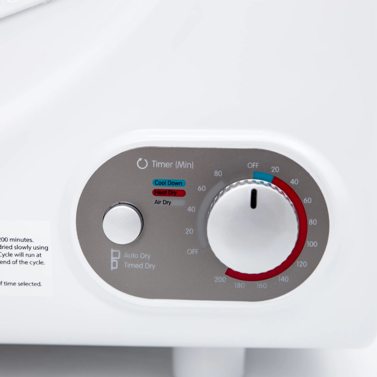 2.6 Cu. Ft. Front Load Electric Dryer White B823
