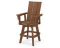 Teak Swivel Bar Chair L6782