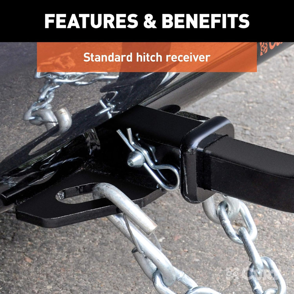 Class 2 Trailer Hitch, 1-1/4-Inch Receiver V99075