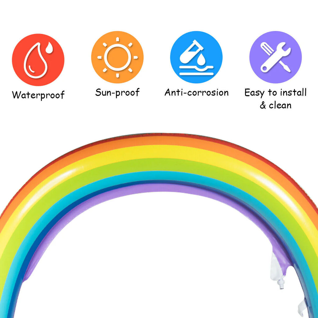 Inflatable Rainbow Sprinkler Water Toy B571139