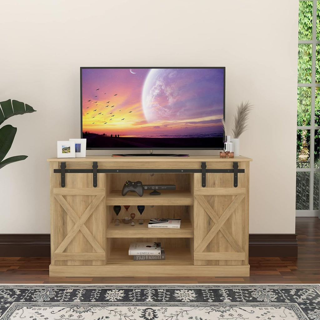 Warm White Wood TV Stand C73015