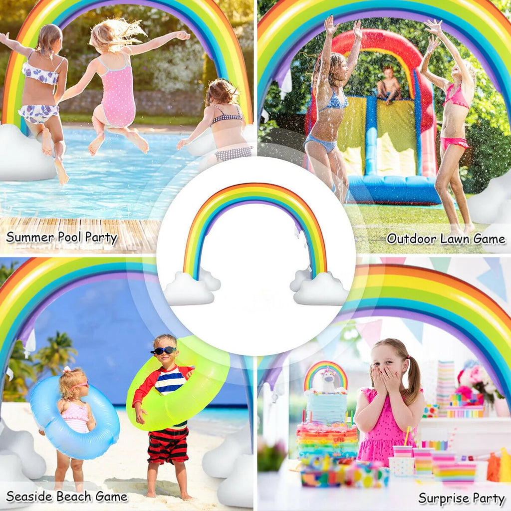 Inflatable Rainbow Sprinkler Water Toy B571139