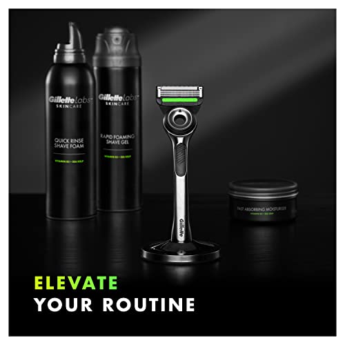 Men's Razor with Exfoliating Bar and Magnetic Stand D510512