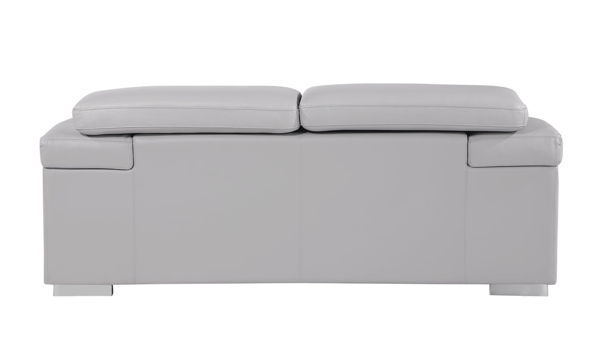 Italian Leather Loveseat H4734