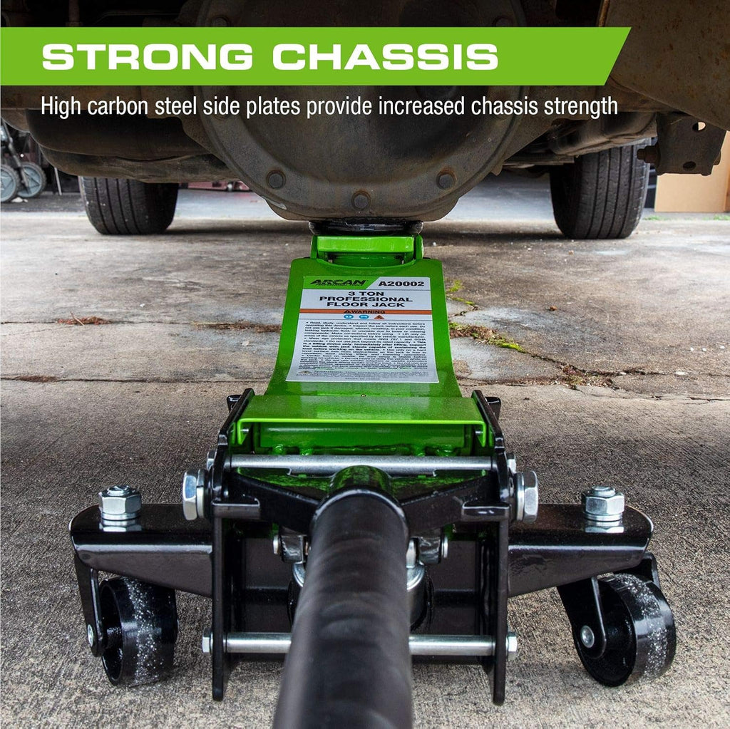 3 Ton Low Profile Quick Rise Steel Floor Jack Q333
