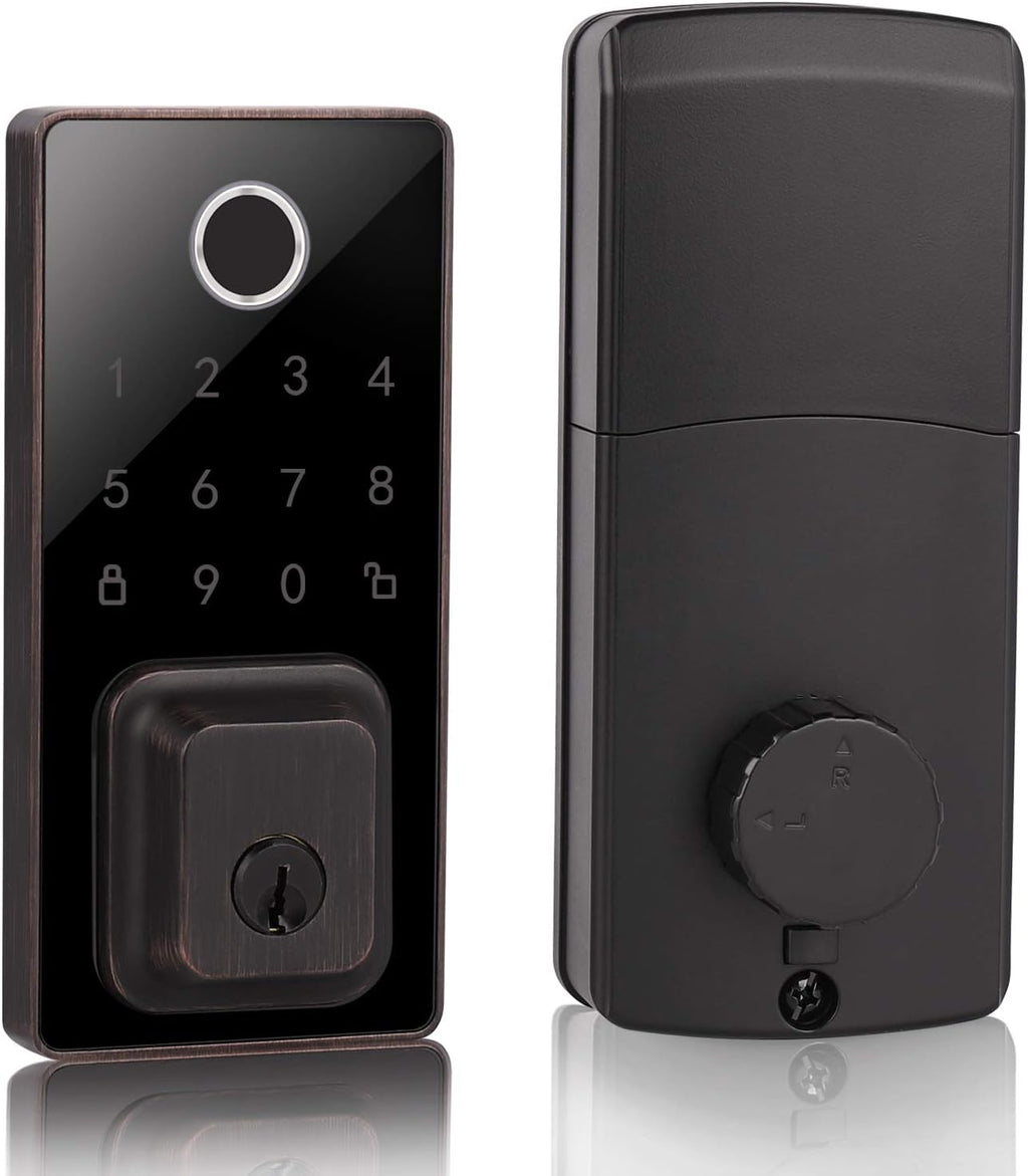Keyless Entry Electronic Deadbolt Oil Rubbed Bronze D1887