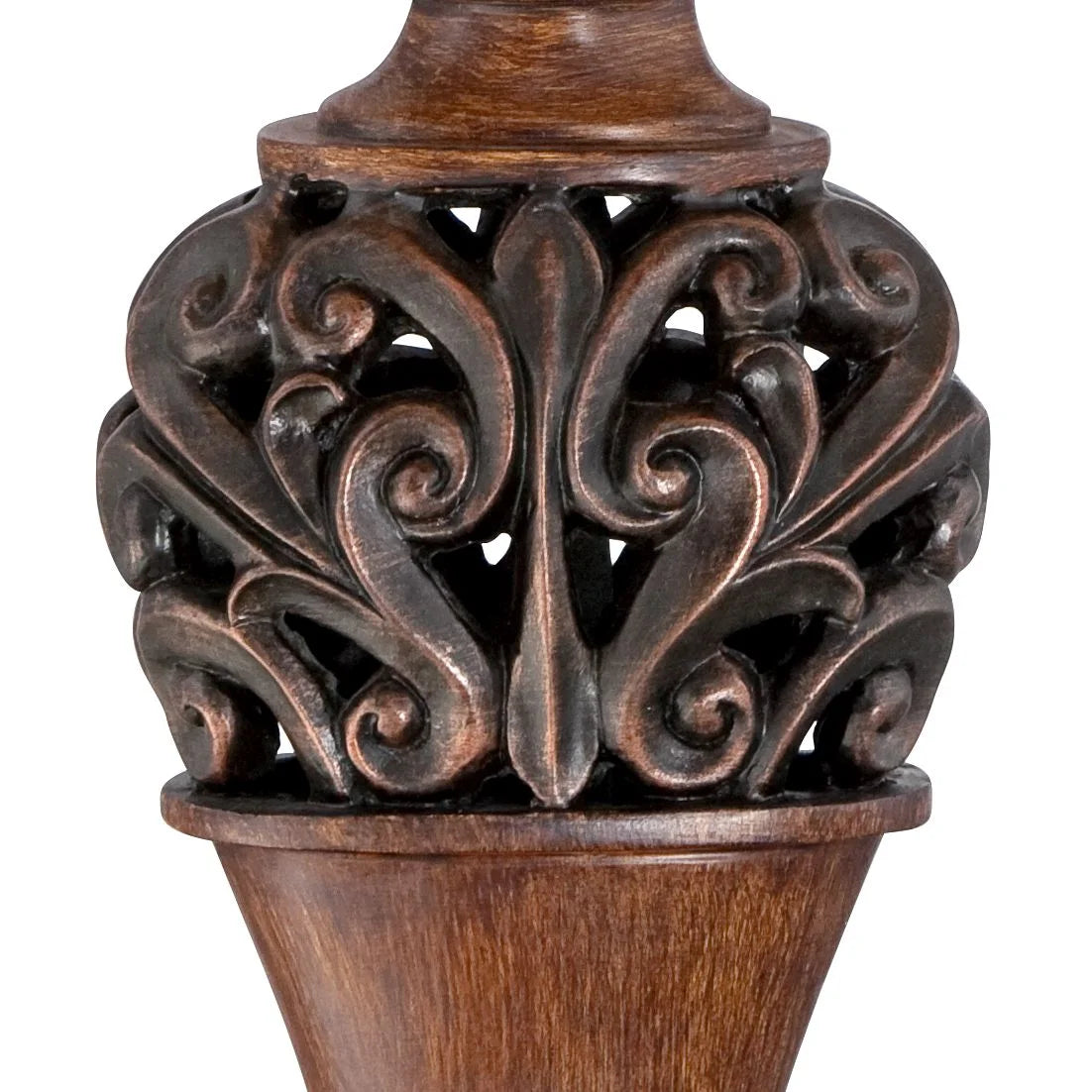 Set of 2 Bronze Cream Table Lamps G7976