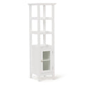 White Bath Storage Tower Bath Cabinet L7036