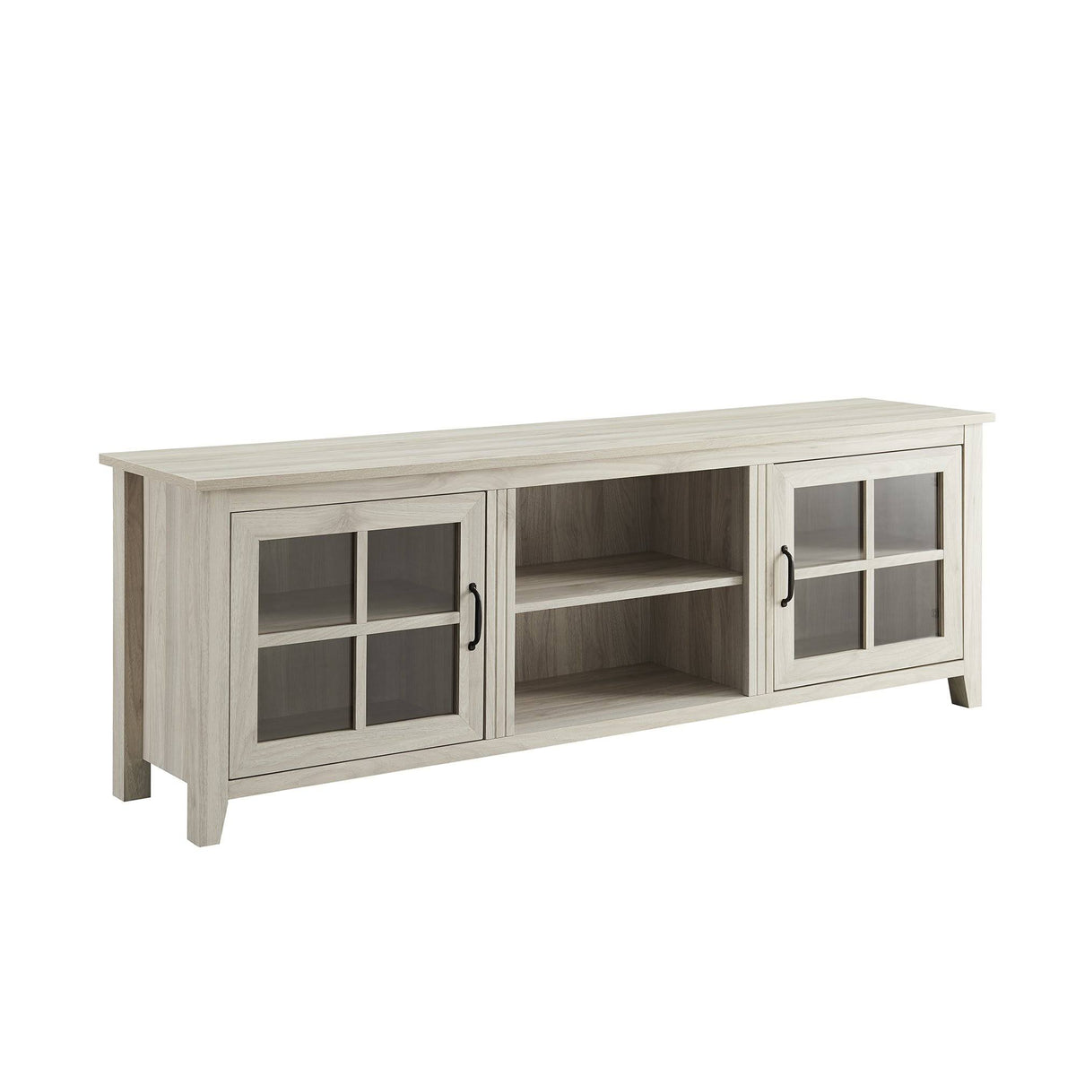 Birch Glass Door TV Console O743