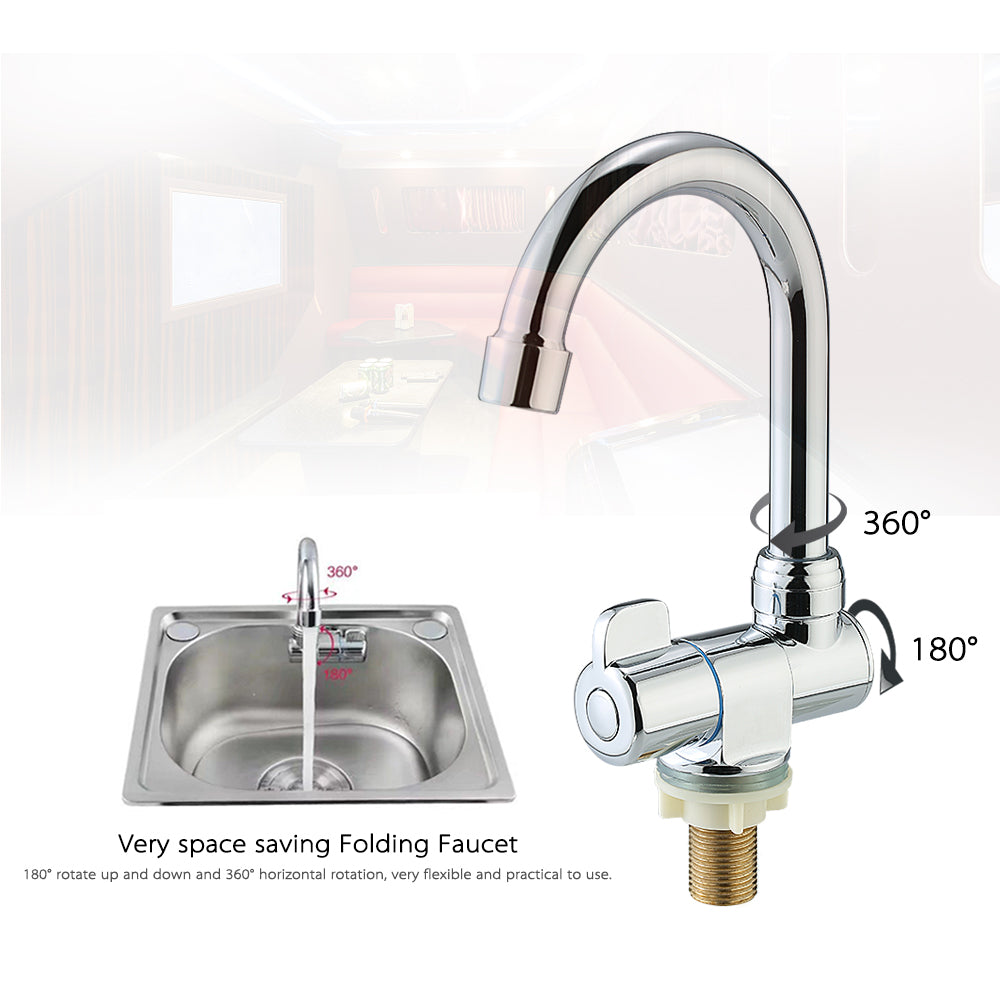 Deck/Wall Mounted Rotating RV Kitchen for Camper Travel Trailer O610