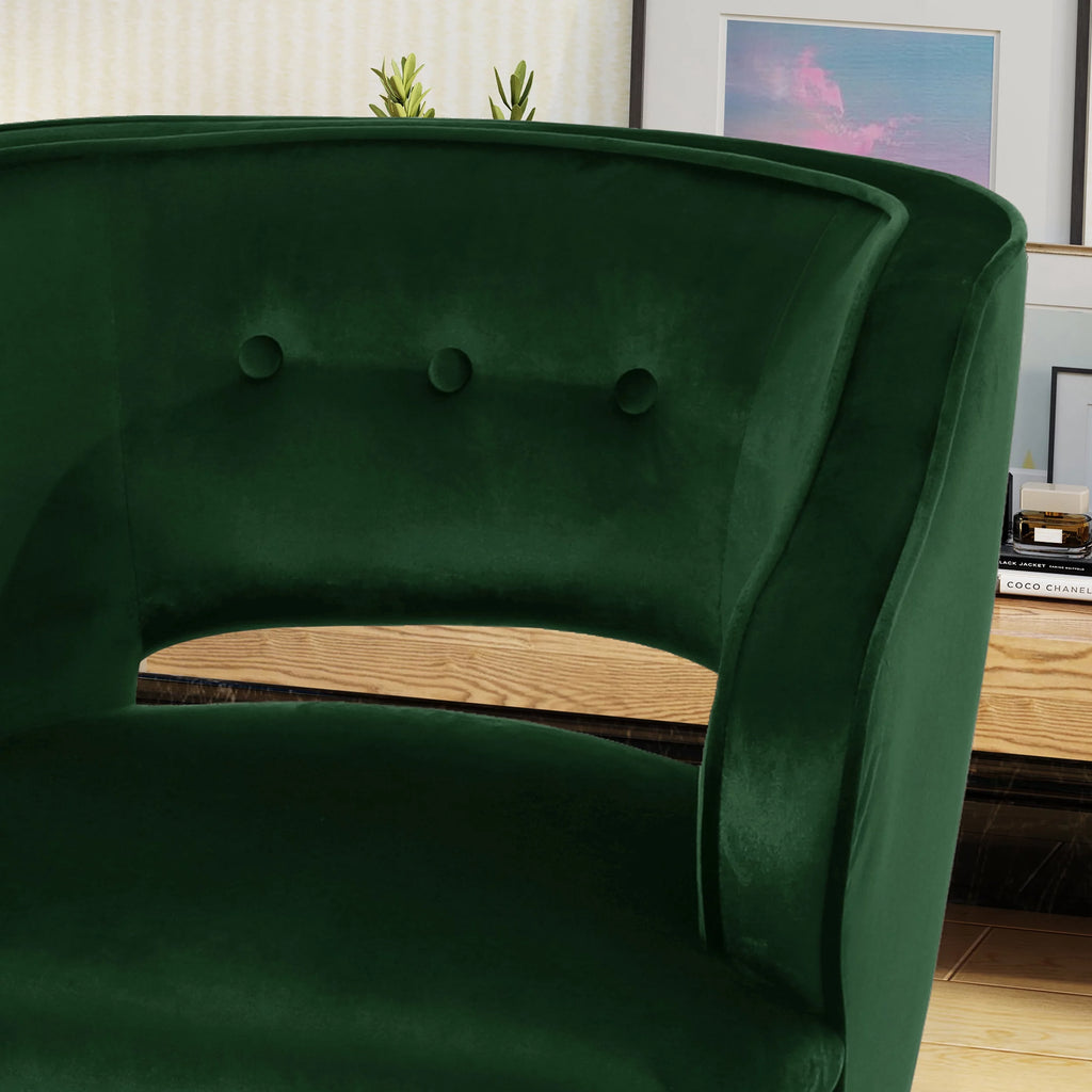 Mid Century Velvet Club Chair Z80800