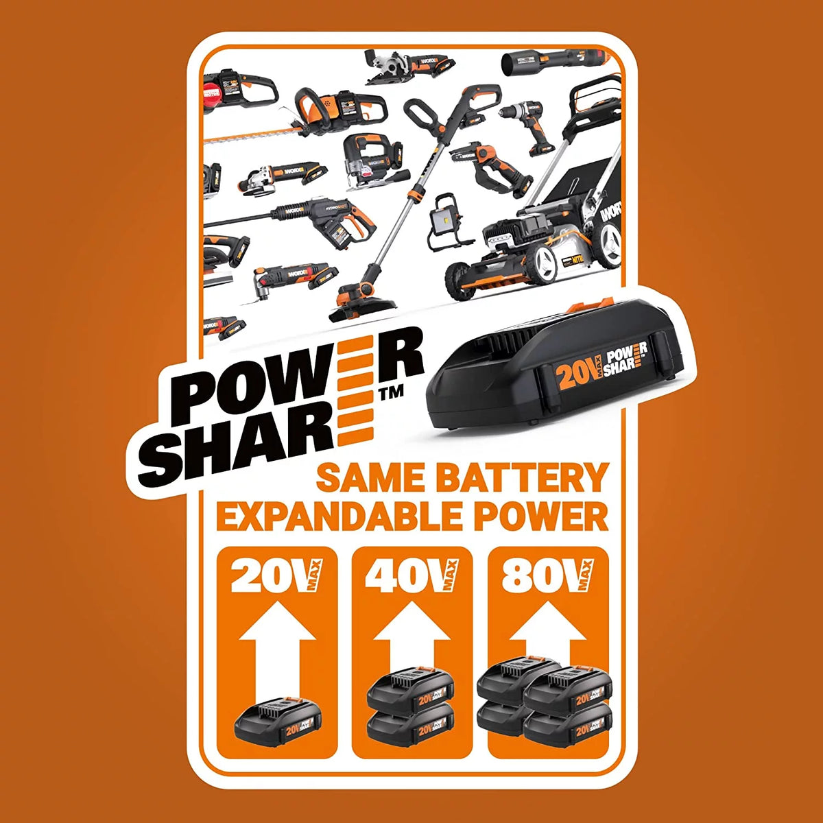 20V 8 Pole Saw with Auto-Tension Z830200