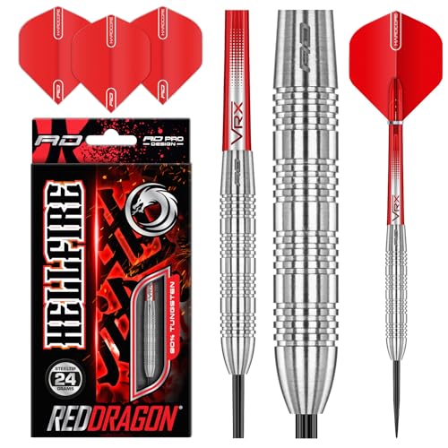 Tungsten Steeltip Darts Set with Flights & Stems O9488