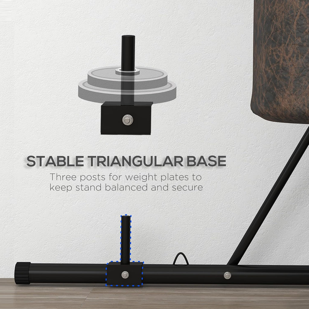 Height Adjustable Heavy Bag Stand with Weighted Base Z664269