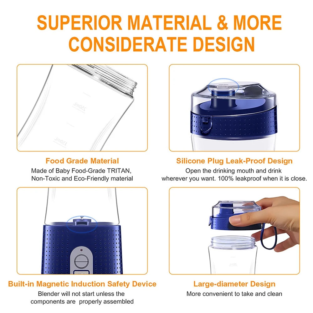Portable USB Juicer Cup 4000mAh S117