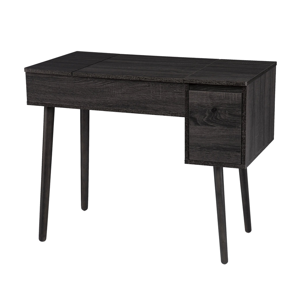 Storage Vanity with Mirror Freestanding Vanity Desk W809