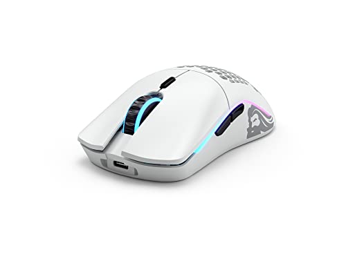 White Ergonomic Mouse Z6408