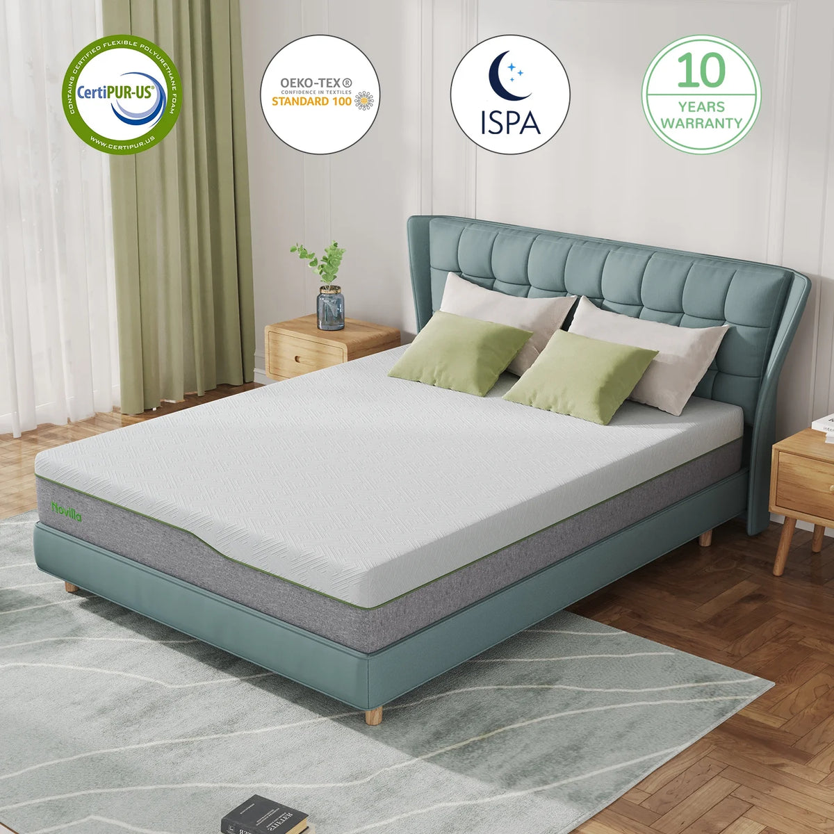 Gel Memory Foam Mattress Twin Size E68343