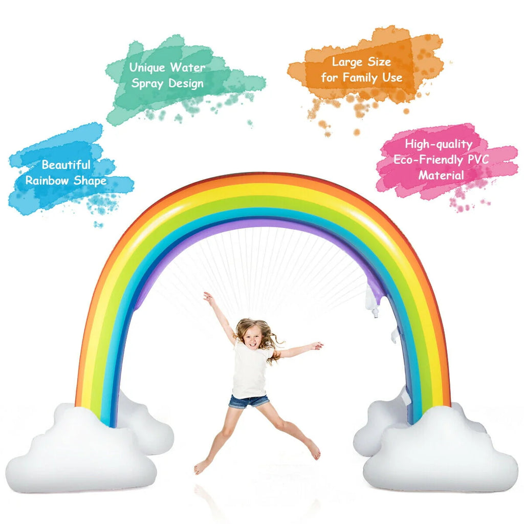 Inflatable Rainbow Sprinkler Water Toy B571139