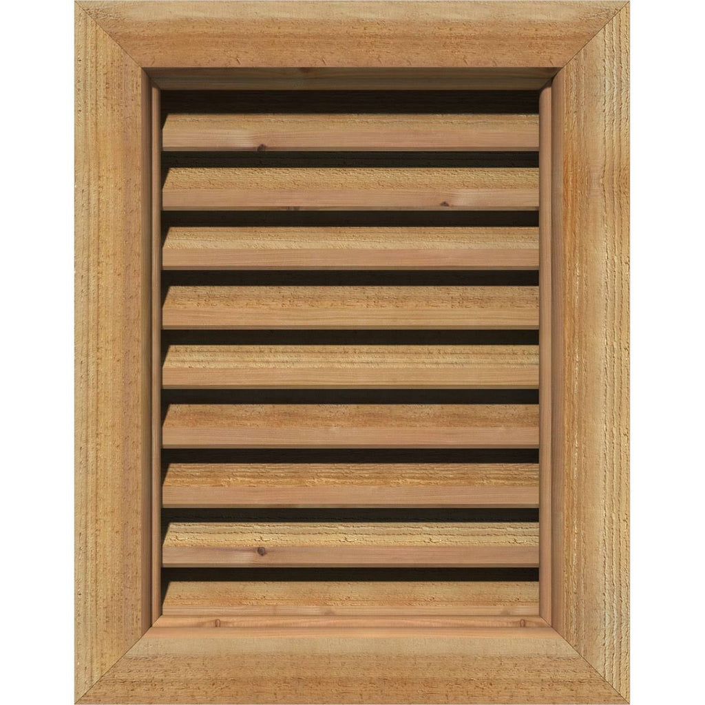 Unfinished Functional Rough Vertical Gable Vent X152