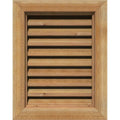 Unfinished Functional Rough Vertical Gable Vent X152