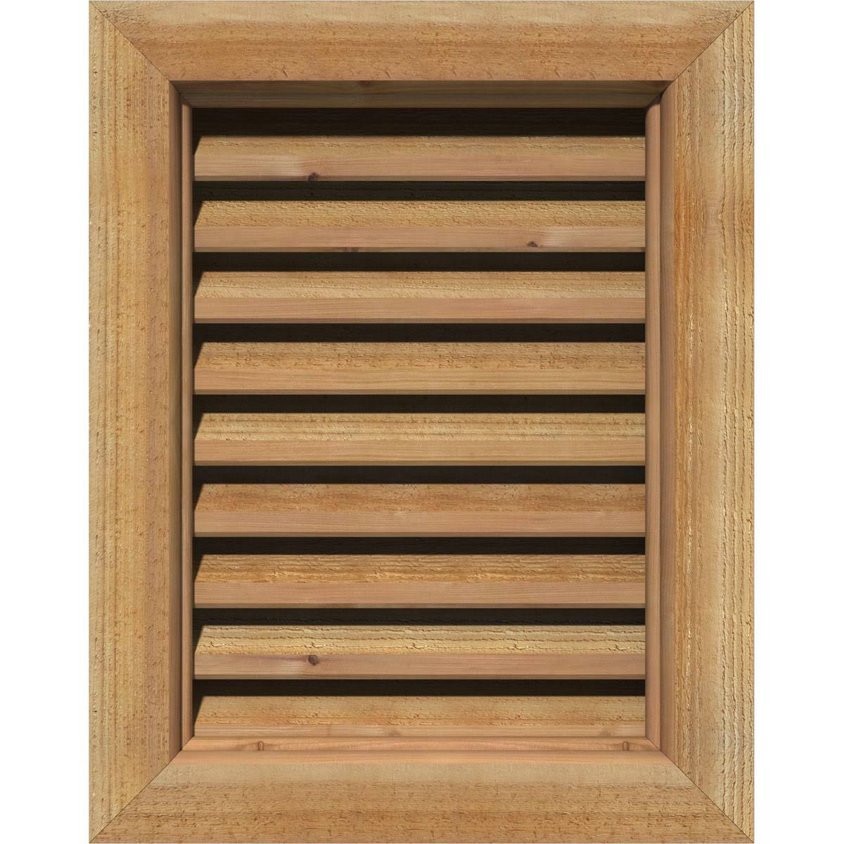Unfinished Functional Rough Vertical Gable Vent X152