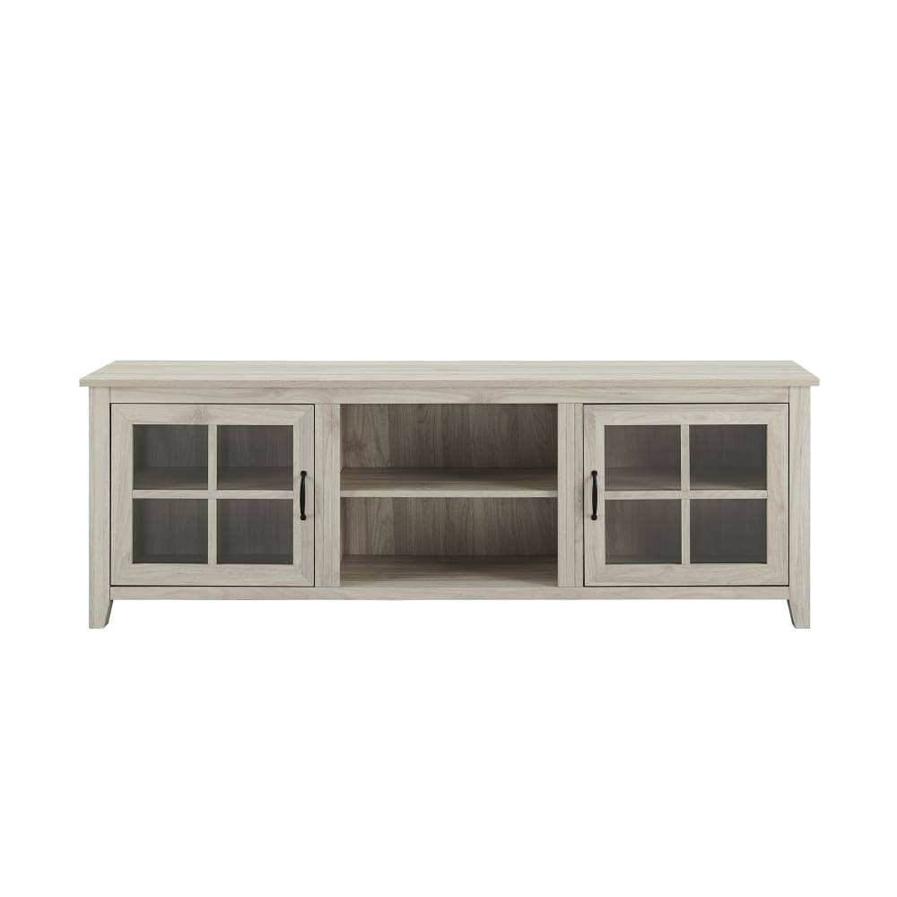 Birch Glass Door TV Console O743