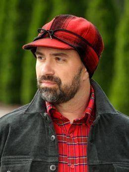 Red Black Plaid Cap N53455